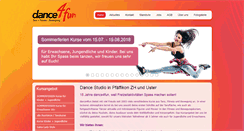 Desktop Screenshot of dance4fun.ch